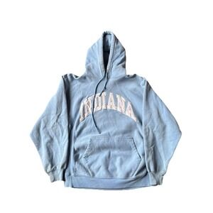 Steve And Barry's INDIANA HOOSIERS Hoodie Sweatshirt Heavy Cotton Sz S/M Blue